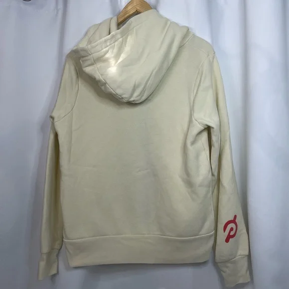 Aviator Nation Cream Zip Hoodie with Rainbow Stripes - Picture 7 of 14